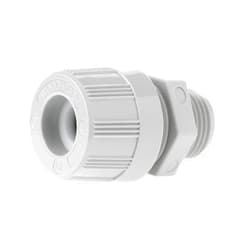 Woodhead 5522 Cable Strain Relief Grip, Locknut, Max-Loc Cord Seal, Straight Male, 1/2