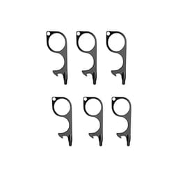 Nana Threads No Touch Door Opener Tool Key Chain - Multitool Keychain with Touchscreen Stylus and Bottle Opener 6 Pieces