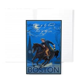 Lantern Press Boston, Massachusetts, Paul Revere, One If By Land (Lined 6x9 Journal, Lay Flat, 193 Pages, FSC Paper)