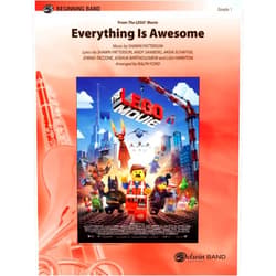 By and Lisa Harriton / arr. Ralph Ford Music by Shawn Patterson, lyrics by Shawn Patterson, Andy Samberg, Akiva Schaffer, Jorma Taccone, Joshua Bartholomew (Author) Everything Is Awesome (Awesome Remixxx!!!) (from The LegoÃ† Movie) - Music by Shawn Patterson, lyrics by Shawn Patterson, Andy Samberg, Akiva Schaffer, Jorma Taccone, Joshua Bartholomew, and Lisa Harriton / arr. Ralph Ford - Conductor Score