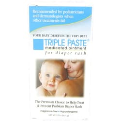 Triple Paste Triple Paste Medicated Ointment for Diaper Rash, 2-Ounce (Pack of 2)
