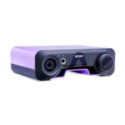 Apogee Boom USB Audio Interface For Musicians, Podcasters, and Streamers- Featuring 2 channels, Studio Microphone Pre Amp, 24bit/192kHz sample rate, hardware DSP, Headphone Amp, and Ableton Live Lite