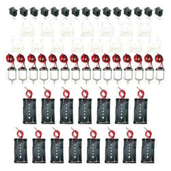 EUDAX 15set Rectangular DC Motor Mini Electric Motor 1.5-3V 24000RPM with 9.8
