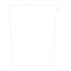 Avery Individual Legal Exhibit Dividers, Allstate Style, 1, Side Tab, 8.5 x 11 inches, Pack of 25 (82199)