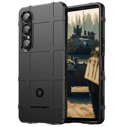CCSmall for Sony Xperia 1 VII Case for Men, Rugged Heavy Duty Shockproof Cover, Military Grade Drop Protection Phone Case for Sony Xperia 1 VII HD Black