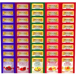 Twinings Fruity Herbal Tea Bag Sampler (Pack of 45) – Perfect Gourmet Gift Set