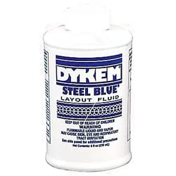 Reid Supply Company Blue, 4 oz. Can, Brush In Cap - Dykem Layout Fluid (1 Each)