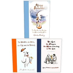 By Charlie Mackesy (Author), Margerie Swash (Author), Guy Adams (Author) & 0 more Always Remember, The Woman the Mink the Cod and the Donkey & The Girl the Penguin the Home-Schooling and the Gin 3 Books Collection Set