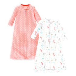 Hudson Baby BabyCotton Long-Sleeve Wearable Sleeping Bag, Sack, Blanket