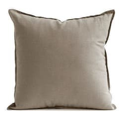 Jeanerlor Solid Cotton Linen Decoration 18