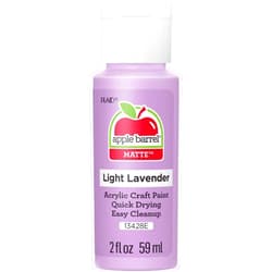 Apple Barrel Acrylic Paint, Light Lavender 2 fl oz Classic, Easy To Apply DIY Arts And Crafts, Art Supplies With A Matte Finish