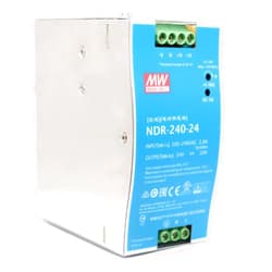EverSale MEAN WELL NDR-240-24 240W 24VDC 10A AC/DC Industrial DIN Rail Power Supply Single Output for Industrial Applications