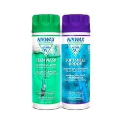 Nikwax Softshell Cleaning & Waterproofing Duo-Pack , 20 oz. / 600ml