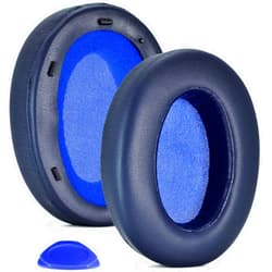 Defean WH XB910N Earpads Cushions Replacement Compatible with Sony WH-XB910 XB910N Extra Bass Noise Cancelling Headphones,(NO fit WH-H910N Model) Ear Pads with Softer Protein Leather (Blue)
