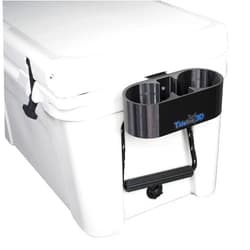 Tideline3D Cup Holder Compatible with YETI Coolers (Black, Fits YETI Tundra)