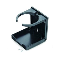 Camco Camper/RV Drink Holder - Features Adjustable Space-Saving Design & Holds Almost Any Size Mug, Cup, Bottle or Can - Extra Cup Holder for Cars, Trucks, RVs, Vans, Boats, and More - Black (44044)