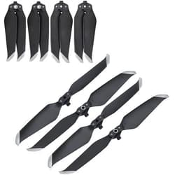 Craznick Propellers for DJI Mavic Air 2/Air 2s Replacement Prop Blades Low Noise Accessories for DJI Mavic Air 2/Air 2s Drone Accessories 8pcs Silver Tips