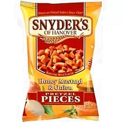 Snyders Snyder's Pretzel: Honey Mustard Onion Pieces, 2.25 Oz. - 10 Pack!!!! Snyder's Pretzel Honey Mustard Onion Pieces 2.25 Ounce (Pack of 10)