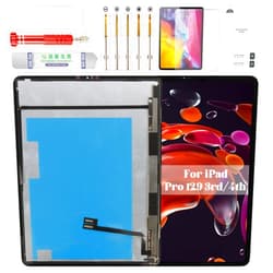 BEXUPULL for iPad Pro 12.9 3rd Gen Screen Replacement for iPad Pro 12.9 4th Gen LCD for iPad Pro 12.9 3rd/4th Digitizer Display Touch Screen Assembly Repair Kits A2014 A1876 A1983 A2069 A2229 Black 2018 2020