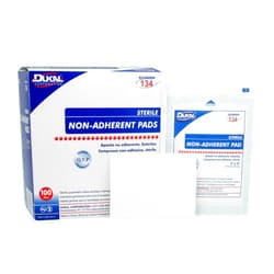 Dukal 3X4 Sterile Non-Adherent Pad- 100 Pads [Health and Beauty]