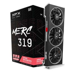 XFX SPEEDSTER MERC319 RADEON RX 6750XT BLACK Gaming Graphics Card with 12GB GDDR6 HDMI 3xDP, AMD RDNA 2 RX-675XYTBDP