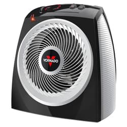 Vornado VH10 Space Heater for Indoor Use, Adjustable Thermostat, 2 Heat Settings, 1500W or 750W, Advanced Safety Features, Whole Room, Black