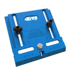 KREG KHI-Pull Cabinet Hardware Jig - for Cabinet Door Handles - Drilling Guide for Cabinet Doors - Creates Straight, Even Holes - Durable Drill Guides