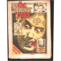 MAGAZINE: Monster Times #46 1976-Newspaper format-All Dracula issue-Christopher Lee-Star Trek-The Real Dracula-G