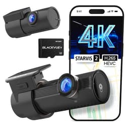 BlackVue DR970X-2CH Plus II Dash Cam – 4K UHD Front & Full HD Rear with STARVIS 2 & HDR, Fast Boot, USB-C, Video Playback via Wi-Fi, Cloud Remote Access, Smart Parking Mode