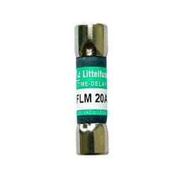 CXW CXW TECHNOLOGIES New FLM 20A FLM020 FLM-20 FLM-20A 250Vac Time Delay Fuse, Pack of 10