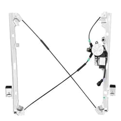 XIMAKA Front Driver Side Power Window Regulator with Motor (2 Pins) Fit for 2001-2006 Chevrolet Silverado 1500 3500, Avalanche Suburban GMC Sierra 1500 2500 3500 Yukon XL Cadillac Escalade, 741-644
