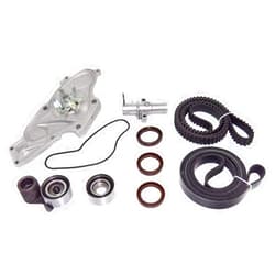 HQP AUTO PARTS Timing Belt Kit - Compatible with Acura & Saturn Vehicles - Accord, Odyssey, Pilot, TL, RL, MDX, Vue 3.5, 3.0, 3.7 - Replaces TKH002, TCKWP329, 19200-RDM-A02 19200-RDV-J01
