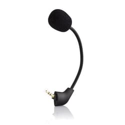 LEFXMOPHY Cloud 2 Mic 3.5mm Microphone Boom Replacement for Kingston HyperX Cloud, Cloud II, Cloud Core, Cloudx, Cloud Pro Silver Gaming Headset on PS4 and Xbox One