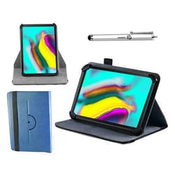 Navitech Blue Case with 360 Rotational Stand & Stylus Compatible with Sghjfj 7 Inch Tablet