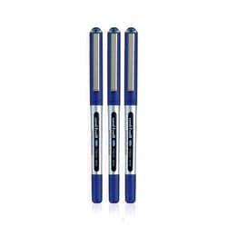 uni-ball Eye Micro UB-150 Fine Rollerball Pen - Blue, Pack of 3
