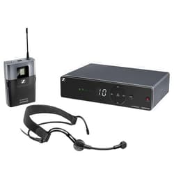 Sennheiser XSW 1-ME3-A Wireless Headmic Set, A Range 548-572 MHz,Black