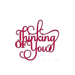 DIY Scrapbooking Artist Thinking of You Words Cutting Dies,DIY Scrapbooking Artist Metal Cutting Dies for DIY Scrapbooking Embossing Paper Cards Making Decorative Crafts Supplies New 2019