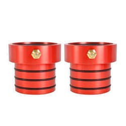 JHyfLA Front Axle Tube Seal Set 2Pcs Compatible With TJ 1997-2006 And TJL 2004-2006