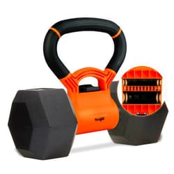 Yes4All Kettlebells Grip, Dumbbell Grip Handle, Convert Dumbbells into Kettlebell for Home Gym, Kettlebell for Weights Plate