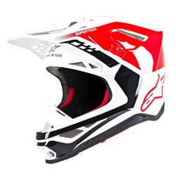Alpinestars Unisex-Adult S.Tech S-M8 Triple Helmet Red/White Lg (Multi, one_size) - 8301319-3182-L