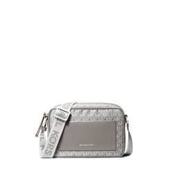 Michael Kors womens Jet Set Large Webbing Strap Crossbody Bag