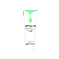DermaRite's DermaCerin Skin Protectant Moisturizing Cream - Unscented Daily Hand and Body Moisturizer Barrier Cream - 4 oz. Tube, 1 Count