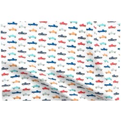 Spoonflower Fabric - Vintage Trucks Old Children Boy Printed on Organic Cotton Sateen Fabric Fat Quarter - Sewing Quilting Apparel Home Decor