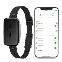Petoffers Dr.Trainer Bark Collar with APP&Watch Control, Rechargeable Dog Bark Collar for Large Medium Small Dogs, Waterproof Anti Barking Training Collar with Adjustable Sensitivity, Beep Vibration Shock
