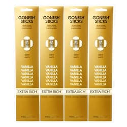 Gonesh GENIECO,INC. Vanilla Incense Sticks [Set of 4]4