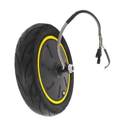 Diydeg Electric Scooter Hub Motor with Inflatable Tire, 10 inch 350W Rear Wheel Brushless Hub Motor Kit, Waterproof Scooter Wheel Motor Conversion Kit for Ninebot MAX G30 Electric Scooter