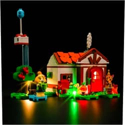 LocoLee LED Light for Lego Animal Crossing Isabelle’s House Visit 77049, Creative Lighting Set Compatible with Lego Isabelle House 77049 Set, Gift for Animal Crossing Fans (No Models Only Light)