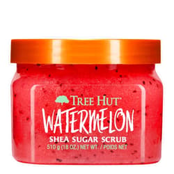 Tree Hut Watermelon Shea Sugar Scrub, Exfoliating, Hydrating & Moisturizing Body Scrub with Shea Butter & Nourishing Essential Oils, Smooth & Soften Skin, 18 oz