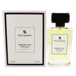 Swiss Arabian Bergamot and Patchouli for Women - Uniquely Crafted Women's Perfume - Citrus Floral Fragrance with Bergamot Patchouli, and Musk - 3.4 oz