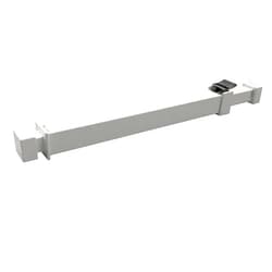 Ideal Security Sliding Window Security Bar or Patio Door Window Bars with Child-Proof Lock, Extendable, Window Safety, White (10.6-16.625 Inches)